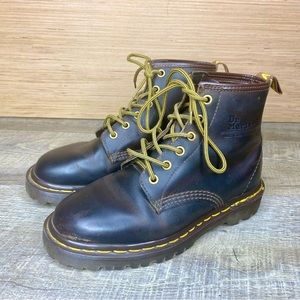 SOLD Vintage Dr. Martens Brown Leather Boots 6 eyelet 101